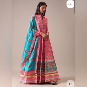 Kalki pink Anarkali gown NWT XS